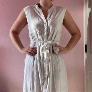 NWT White Stripped Dress